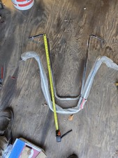 Vintage Lowrider V Ape Steel 25" 22" Hi Rise Bicycle Handlebar 7/8" Chrome Nos