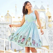 It's A Small World Disney Parks Dress and Ears - Dress Is NWT Size XL