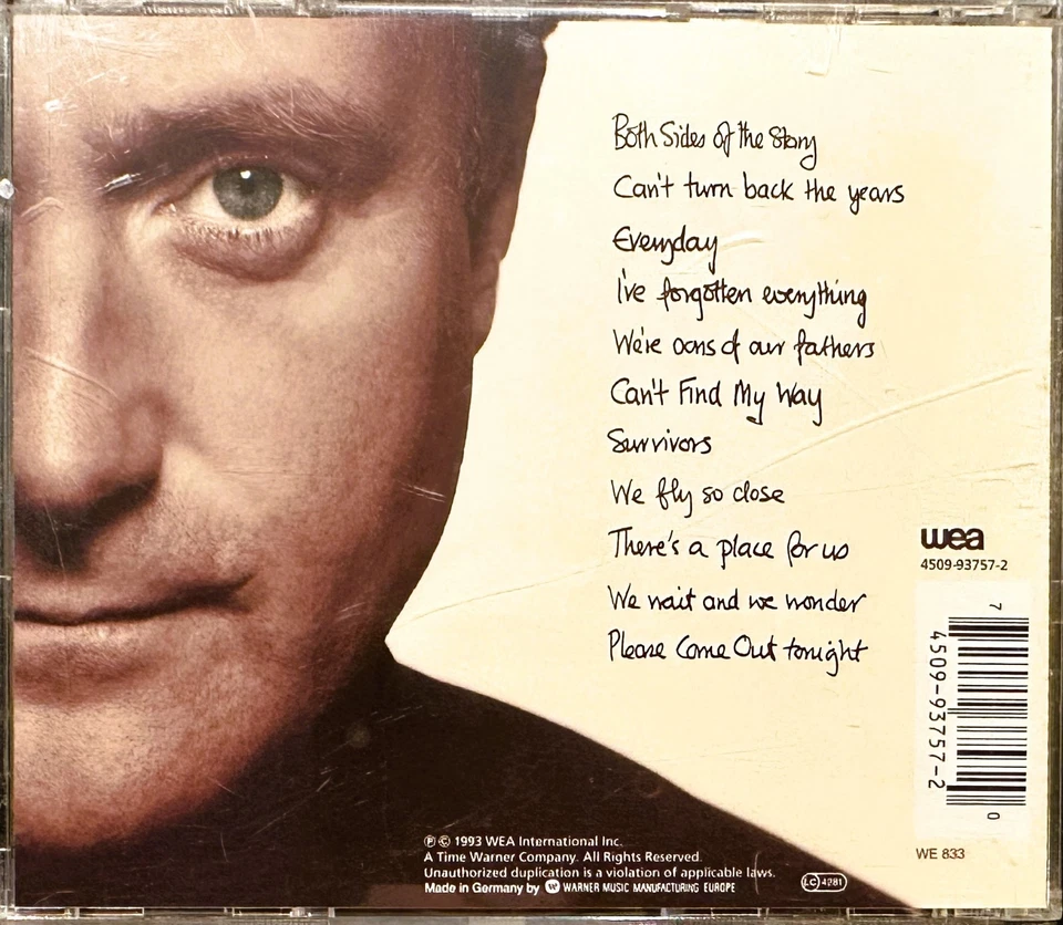 Phil Collins - Both Sides - Audio CD - Bild 2 von 3