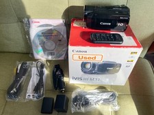 "Near Mint" Canon iVIS HF M32 HD Video Camera Camcorder Silver w/ Box From Japan