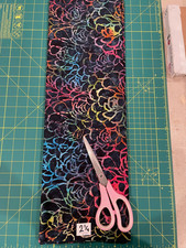 Batik Fabric Remnant - 100 cotton - R-124 - 2 1/4yds
