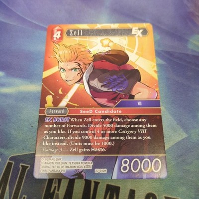 Final Fantasy TCG Journey Of Discovery Zell EX 27-012H