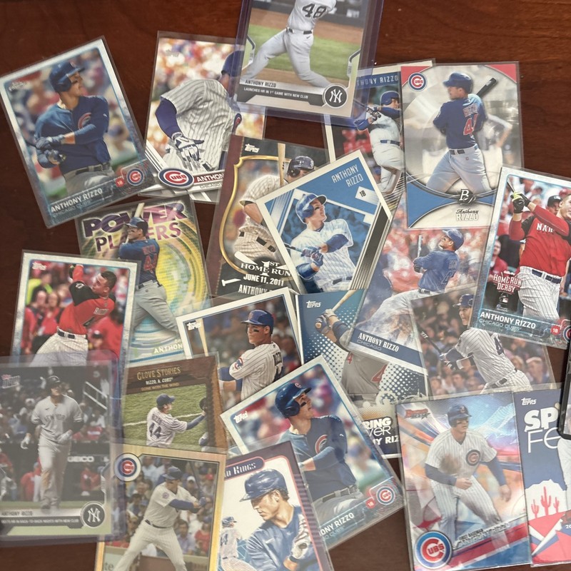 Anthony Rizzo Baseball Card Lot - 21 card lot Cubs Yankees w/inserts  lot 1
