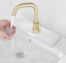 Sink Splash Guard 14.4  x 5.4  - Faucet Mat with Soap Dish  Sponge Holder