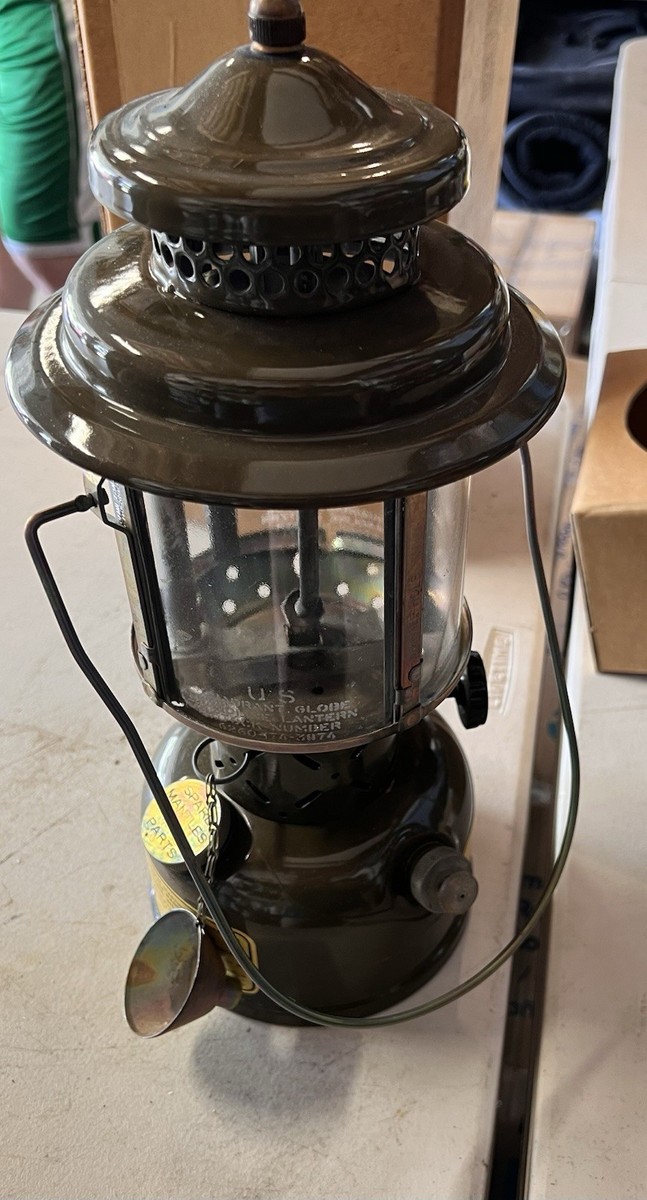 Vintage 1958 Coleman Military Gas Lantern With Box | eBay