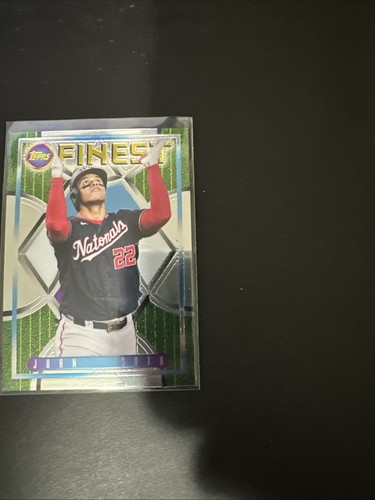 Juan Soto #89 2022 Topps Finest Flashback card