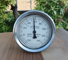 Vintage Rototherm James Howorth Dial Thermometer British Made 11cm Industrial