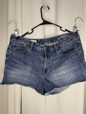 Gap 1969 Slim Cut-Off Denim Shorts Blue Women s Size 31 Casual Classic