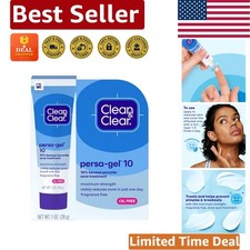 Effective Topical Acne Solution - Clean  Clear 1oz Gel with Benzoyl Peroxide