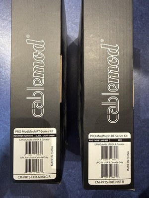 CableMod Pro ModMesh RT-Series Kabelset, ROG THOR/XP2/XP3/KM3/FL2, Schwarz/Grün