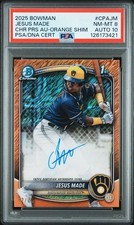 2025 Bowman Chrome Prospect Autographs Jesus Made Orange Shimmer