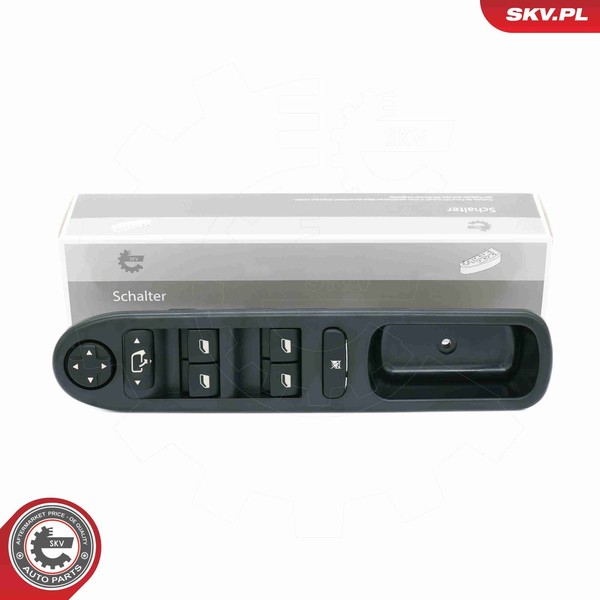 Esen SKV Schalter Fensterheber 37SKV491 FüR Peugeot 207 SW 16V Bifuel Hdi LPG-image