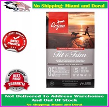 ORIJEN Grain Free High Protein Dry Dog Food Fit  Trim Recipe 23.5lb Bag