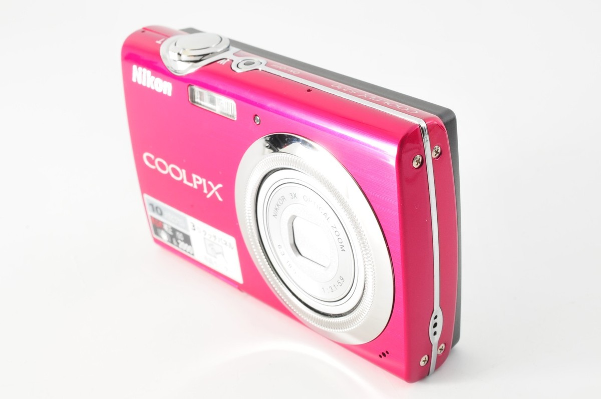 NearMINT inBOX]Tested NikonCOOLPIX S230 Rose Red 10.0MP Digital
