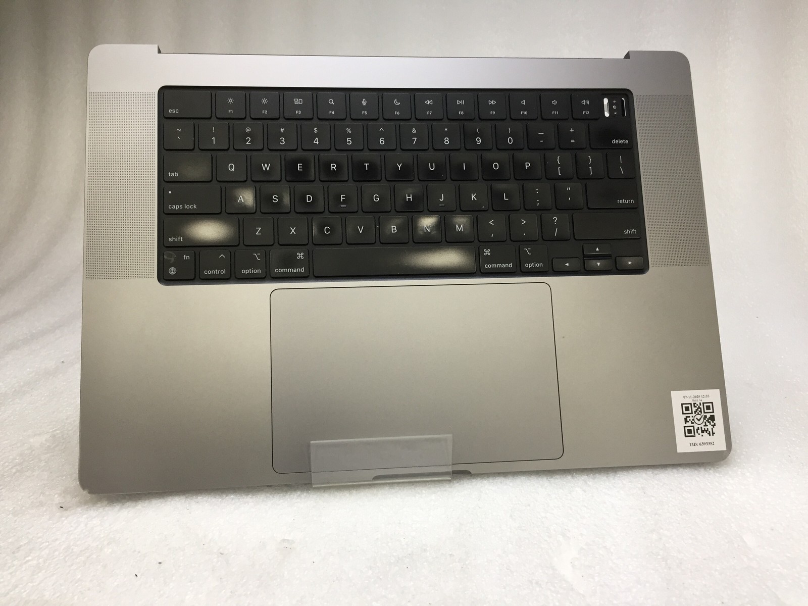 Apple MacBook Pro A2485 16" 2021 Top Case, Keyboard, Battery SPACE GRAY Grade B