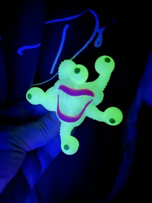 Vintage 1993 Wendy's Kids Meal Toy GLO Ahead Sucker GITD Figure Gross Out