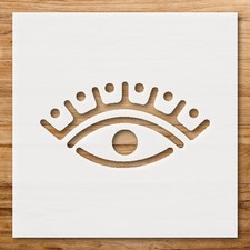 Eyes Portrait Wall Art Stencil for Creative Projects - StencilAir
