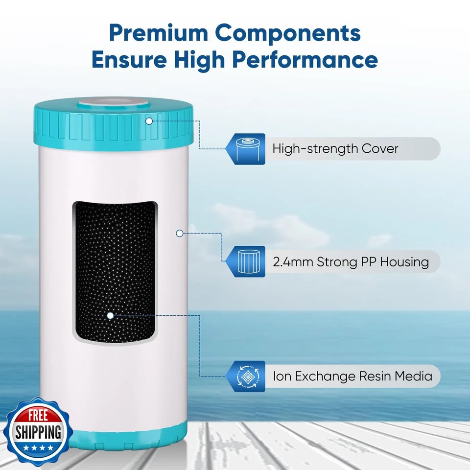 PUREPLUS 10" x 4.5" RFN10BB-SZ Whole House Iron and Manganese Reduce Water Fi - Image 2 of 4