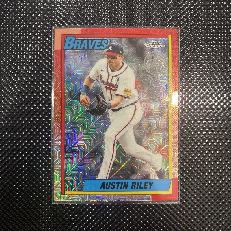 Austin Riley 2025 Topps Update Chrome Silver Pack Atlanta Braves #U90C-39