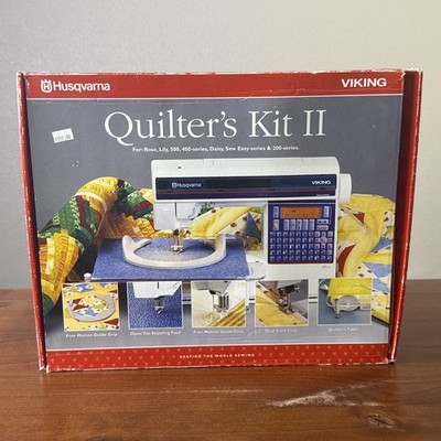 Husqvarna Quilters Kit II Rosy Lily 500 400 Series Daisy Sew Easy 200 Grip Table