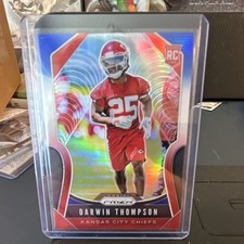 Panini 2019 Prizm Darwin Thompson Rookie #400 Kansas City Chiefs NFL Card. rookie card picture