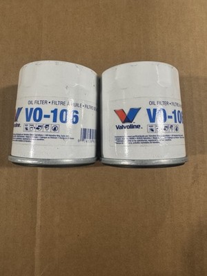 LOT OF 2 Valvoline V0-106 Multi-fit Oil Filter