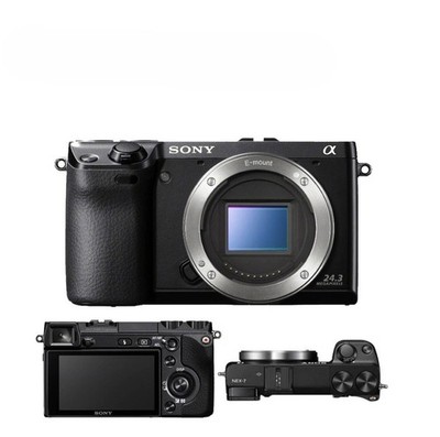 Sony Alpha NEX-7Mirrorless Digital Camera Body Only24.3MP Tiltable Screen FastAF