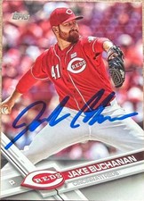 Jake Buchanan Autographed 2017 Topps Update #US75 Cincinnati Reds Card