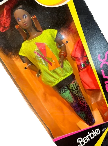 Vintage 1985 Barbie & The Rockers Dee Dee African American Doll NRFB NIB 🎸