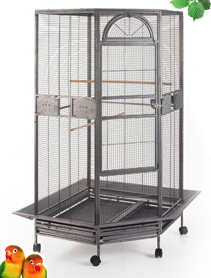 X-LARGE Corner Flight Bird Breeding Cage Cockatiel Parakeet
