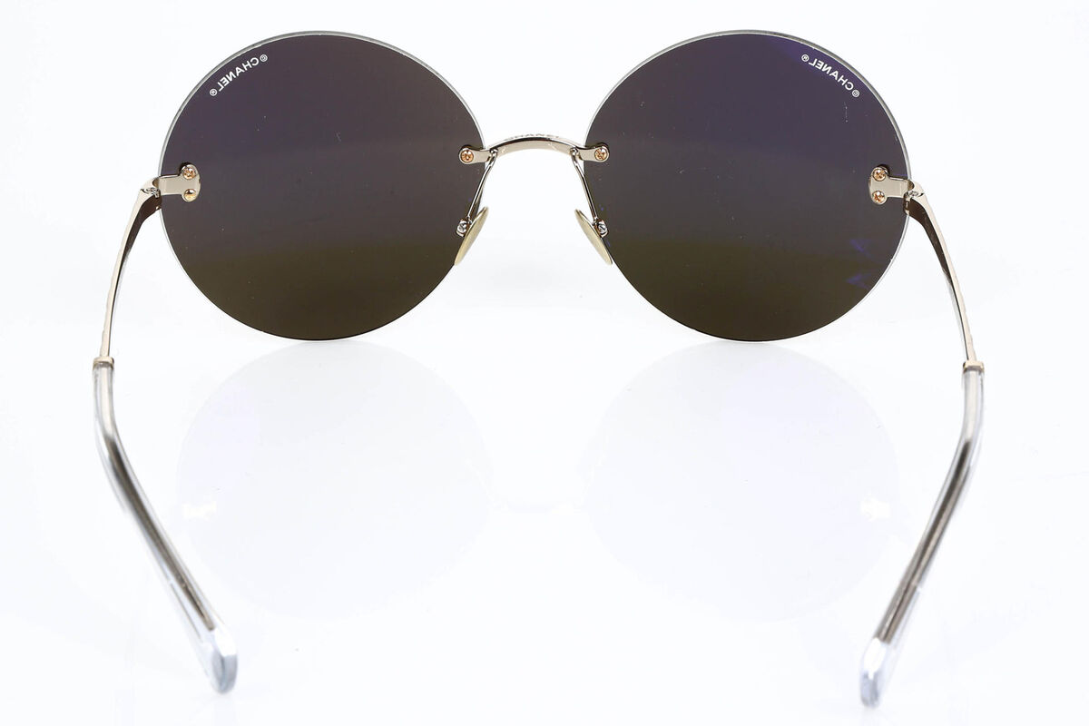 CHANEL 71308 L9529 283560 Round Glitter Mirror Lens CHANEL 71308 L9529 283560 Round Glitter Mirror Lens