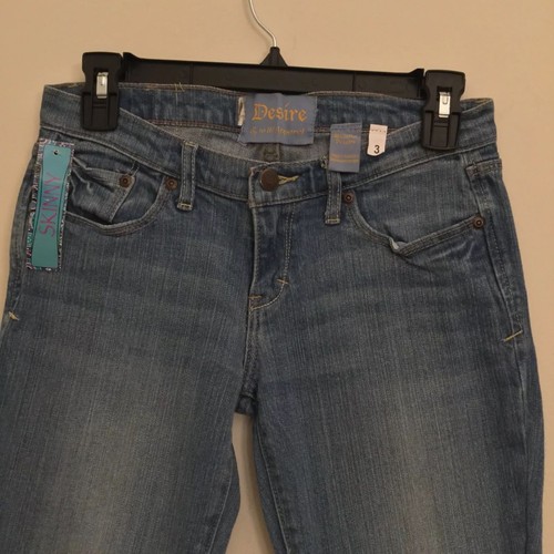 Desire Skinny Jeans Women's 25 Blue Denim Straight Leg Mid Rise Casual Outdoor - Picture 6 of 9