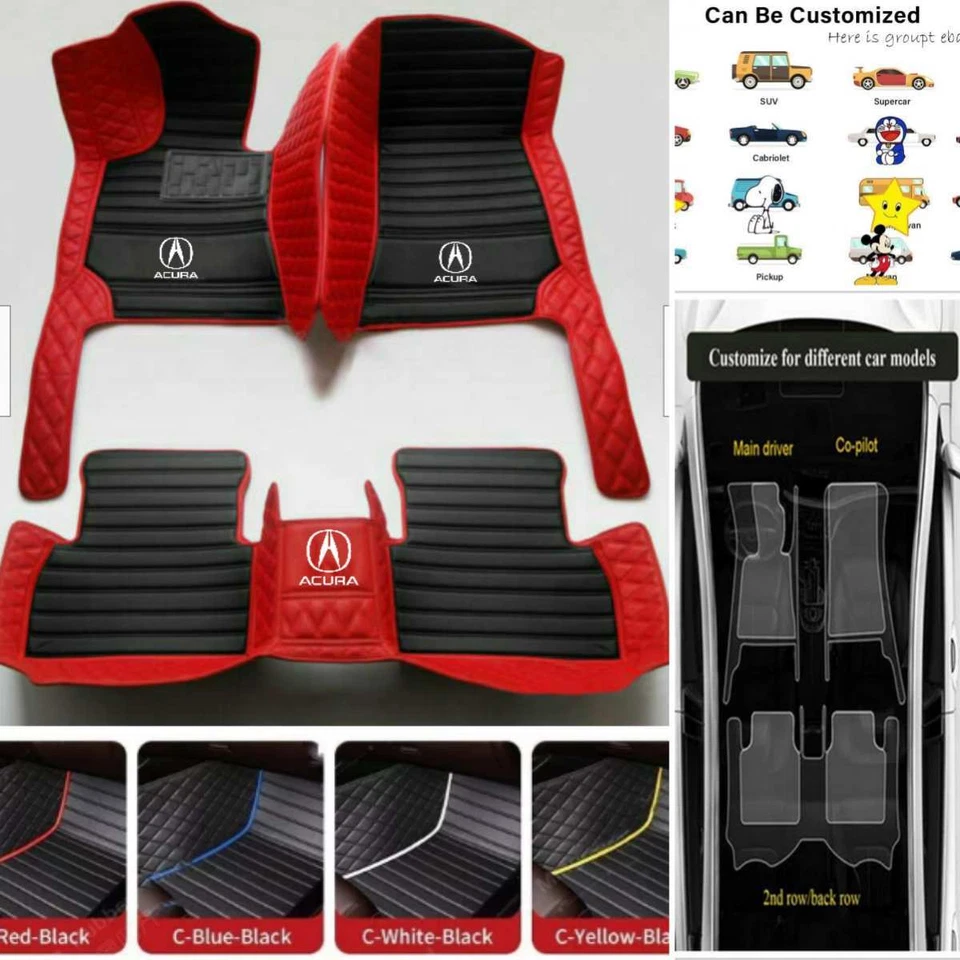 Alfombra para todo tipo de clima para Acura CSX ILX MDX NSX RDX RL TL TLX TSX ZDX Foto 4 de 4