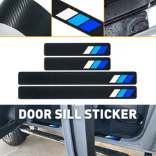 For Toyota Car Accessories Door Sill Protector Scuff Plate Panel Step Covers B+W