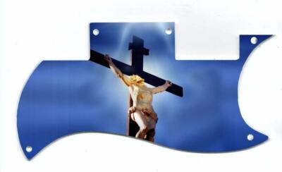 Pickguard Graphical Custom  to fit Epiphone SG Special VE Crucifix Blue