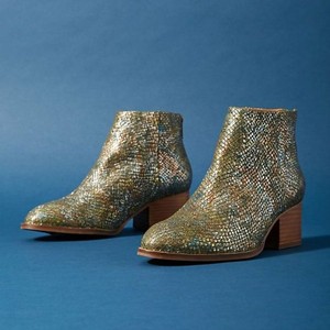 seychelles metallic booties