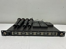 Sony System Lot Mb-806 6 Ch Receiver W/ 4 Wrt-807a Mics, 4 Wrt-820a & 1 Wrt-822b
