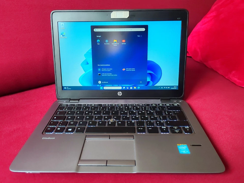 HP EliteBook 820 G2 · i5-5300U · 16GB · 240GB, photo 2 sur 5