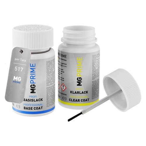 Vernice per auto Kit stilo di ritocco per Tata 517 Miraj Blue 2 x 50ml