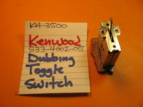 📈KENWOOD S33-4002-05 DUBBING TOGGLE SWITCH KA-3500 INTEGRATED AMPLIFIER 
