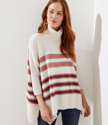 loft sweater poncho