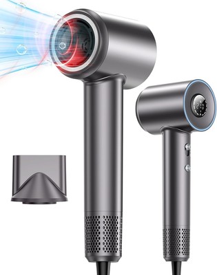 VIVAEASE INTELLIGENT HIGH SPEED HAIR DRYER LS-079 GRAY (FACTORY SEALED / NIB)