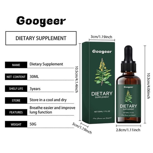 2024 Mullein Extract Powerful Lung Cleanse Respiratory Herbal Drop 30ml UK - Picture 13 of 14