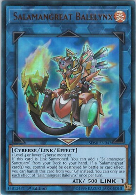 Salamangreat Balelynx NM (#2) SDSB 1st Structure Deck: Soulburner Yugioh |  eBay