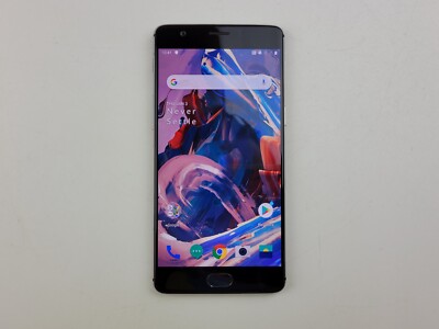 OnePlus 3 (A3000) 64GB - Gray (GSM Unlocked) Dual SIM - SMALL ISSUE - H1020