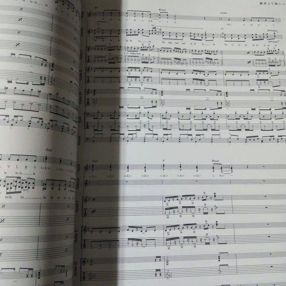Zutomayo Band Score HisohisoBanashi Midnight Forever Sheet