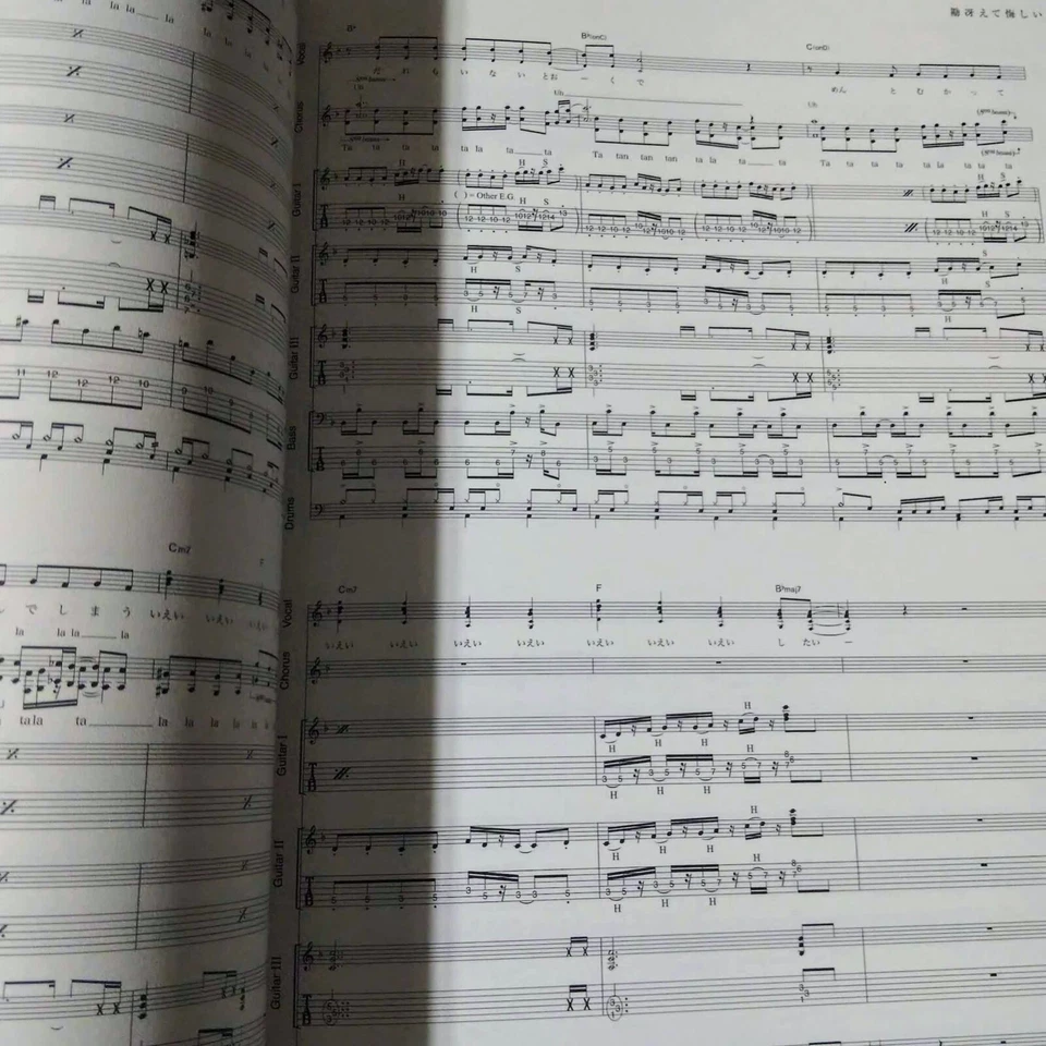 Zutomayo Band Score HisohisoBanashi Midnight Forever Sheet Music Book J-pop NEW - Image 3 of 3