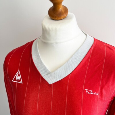 Falcao 1984/85 Le Coq Sportif Football Shirt Tribute Brazil Sao Paulo S 80s VTG