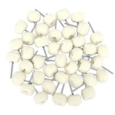 40pcs Wool Polishing Buffing Wheels Set, 1/8 Inch Shank Rotary Tool Accessories