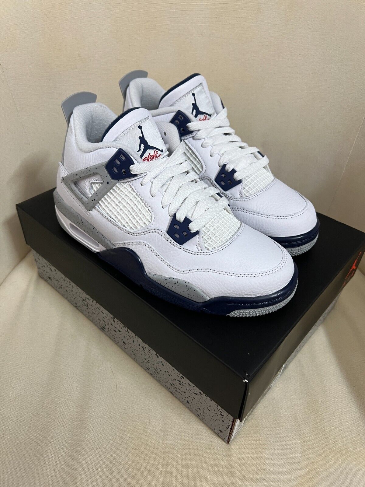 Retro Jordan Navy 4s 4 | eBay